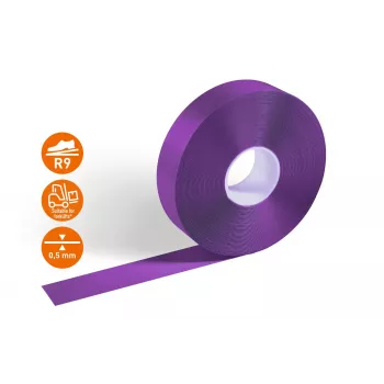DURABLE DURALINE 50/05 lipni grindų ženklinimo juosta, PVC, violetinė, 50 mm x 5 m 102112