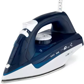 Clatronic DB 3704 garinis lygintuvas su nerūdijančio plieno padu, mėlynas/baltas, 2200 W, 263856