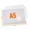 DURABLE 505719 vandeniui atsparus A5 lipnusis dokumentų kišenė, 5 vnt. paketas