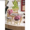 Rayher Mini gnomų staliukas su 2 taburetėmis, natūralaus medžio, 3 dalių rinkinys 46819505