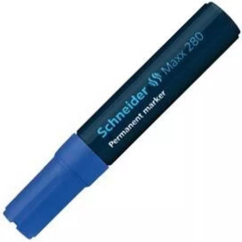 Schneider Maxx 280 nuolatinis žymeklis, kaltinio antgalio, 4-12 mm, mėlynas 128003