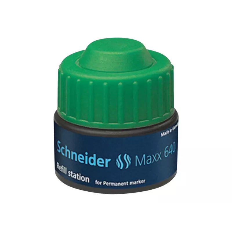 Schneider Maxx 640 Žymeklio Papildymo Rašalas Žalias 30 ml 164004