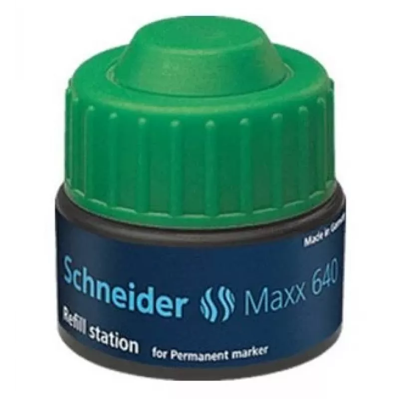 Schneider Maxx 640 Žymeklio Papildymo Rašalas Žalias 30 ml 164004