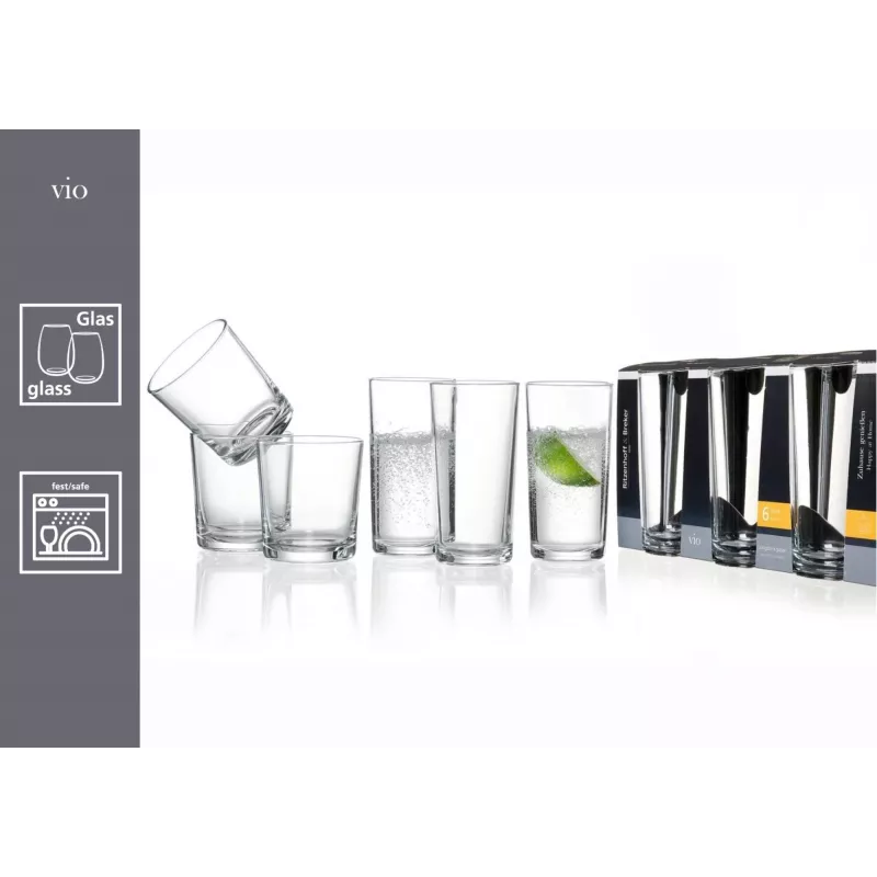 Ritzenhoff & Breker 4ALL viskio taurės, 6 vnt. rinkinys, 320 ml, krištolo stiklas 690231