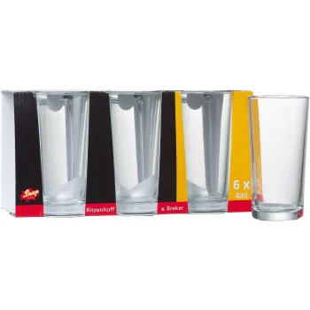 Ritzenhoff & Breker 4ALL stiklinės, 6 vnt., 300 ml, skaidrios 690224