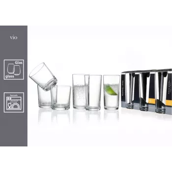 Ritzenhoff & Breker 4ALL stiklinės, 6 vnt., 300 ml, skaidrios 690224