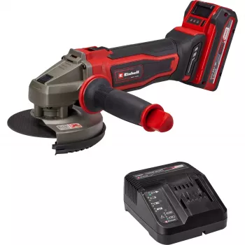 Einhell TE-AG 18/125-2 Li akumuliatorinis kampinis šlifuoklis 18V 125mm su 4.0Ah baterija ir įkrovikliu 4431190