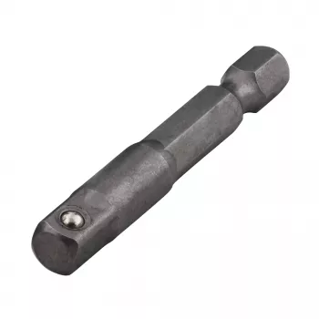 Wolfcraft 1579000 adapteris galvutėms, 1/4 inch šešiabriaunis kotas į 1/4 inch kvadratinę pavarą, chromo vanadžio plienas