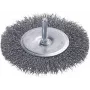 Wolfcraft 75 mm mazgotinis plieninis diskinis šepetys su 6,3 mm kotu 2100000