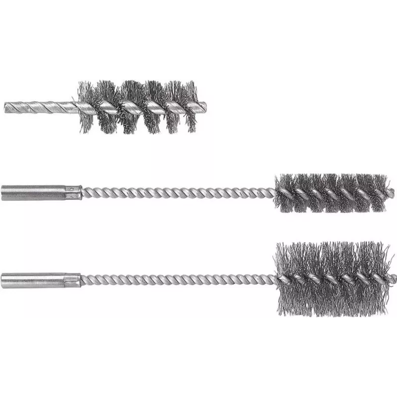 Wolfcraft 2104000 cilindrinis šepetys, 19 mm, gofruota plieninė viela, 6 mm kotas