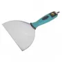 Wolfcraft 4047000 siūlių glaistymo mentelė 255 mm x 150 mm, lanksti nerūdijančio plieno geležtė su ergonomiška rankena