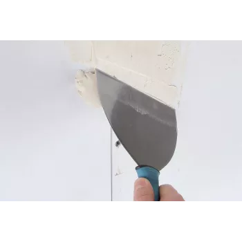 Wolfcraft 4047000 siūlių glaistymo mentelė 255 mm x 150 mm, lanksti nerūdijančio plieno geležtė su ergonomiška rankena