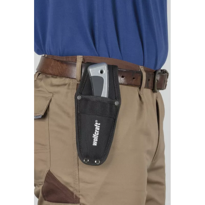 wolfcraft nailoninis peilio dėklas prie juosmens (4281000)