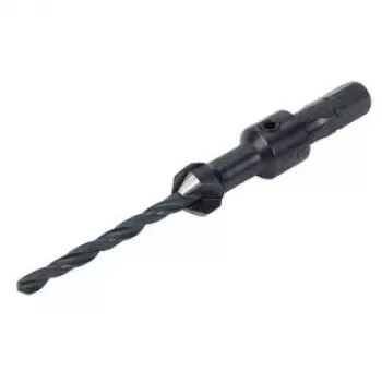 Wolfcraft 2545000 grąžtas įdubimams su šešiakampiu kotu, 12 mm, 5 ašmenų, 90°