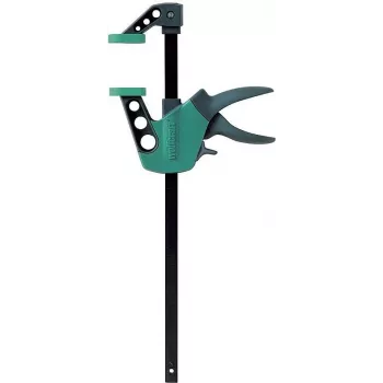 Wolfcraft EHZ Easy 75-150 vienos rankos spaustukas 3020000, suspaudimo diapazonas 0-150 mm, išskleidimo diapazonas 75-260 mm, gerklės gylis 75 mm