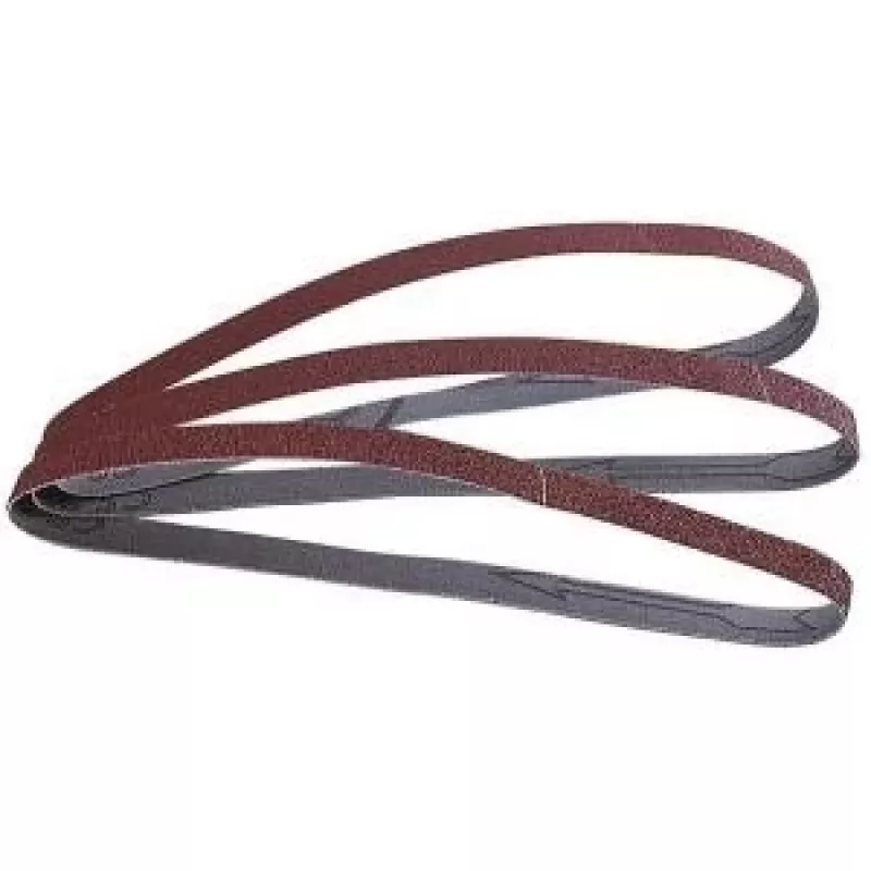 Wolfcraft 1725000 šlifavimo juosta, grūdėtumas 80, 457 mm x 13 mm, 3 vnt.