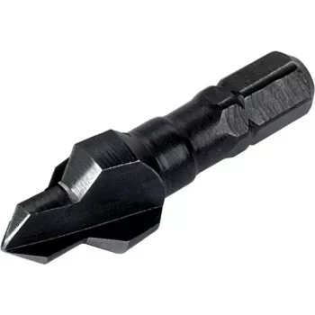 Wolfcraft 2547000 įgilintuvas (nusklembimo grąžtas) 10 mm, įrankinis plienas, 1/4 colio šešiabriaunis kotas