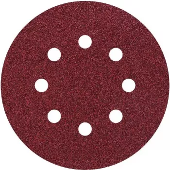 Wolfcraft 3180000 kibiosios juostos šlifavimo diskai, 125 mm, grūdėtumas 24, 5 vnt.