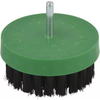 Wolfcraft 2713000 poliravimo šepetys, 80 mm skersmens, medvilnės, 6 mm kotas, 4500 RPM