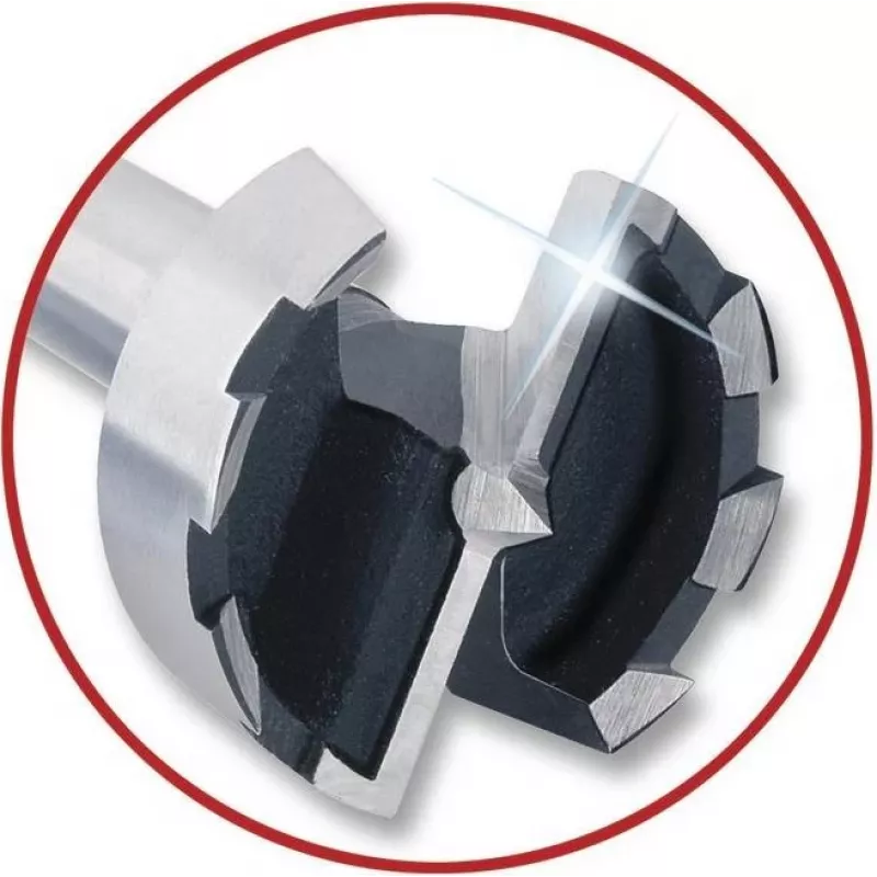 Wolfcraft Forstner grąžtas 40 mm skersmens, 90 mm ilgio, cilindrinis kotas 3325000