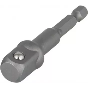 Wolfcraft 2414000 adapteris 1/4 inch pavarai į 1/2 inch lizdą, 72 mm, chromo vanadžio plienas
