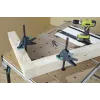 Wolfcraft 3036000 darbastalio spaustuvas, suspaudimo plotis 120 mm