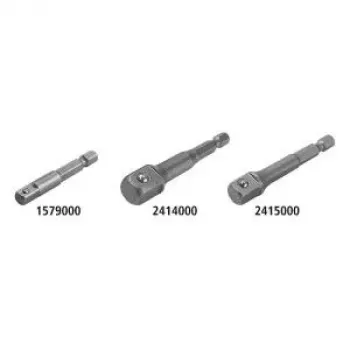 Wolfcraft 2415000 lizdų adapteris nuo 1/4 inch iki 3/8 inch pavaros, 65 mm
