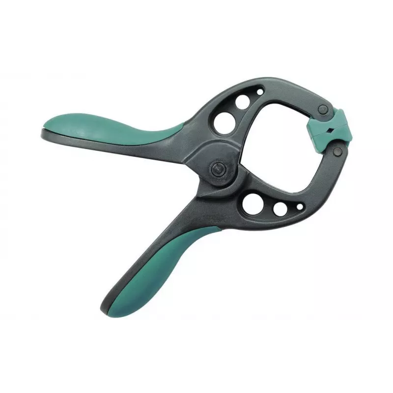 wolfcraft FZ 40 spyruoklinis spaustukas 40 mm, pilkos ir turkio spalvos, 3630000