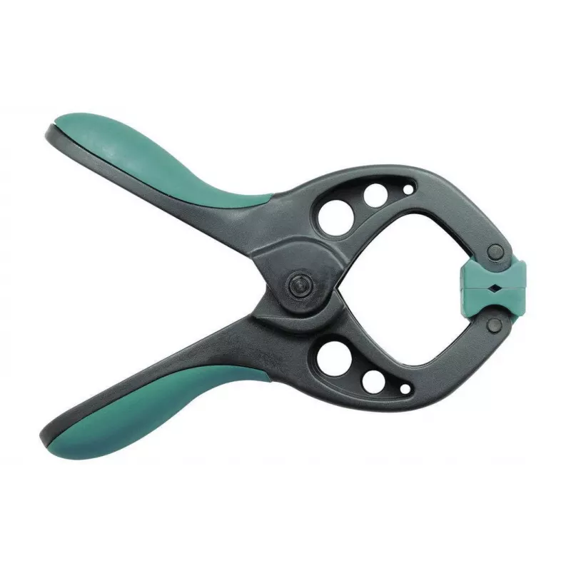 wolfcraft FZ 40 spyruoklinis spaustukas 40 mm, pilkos ir turkio spalvos, 3630000