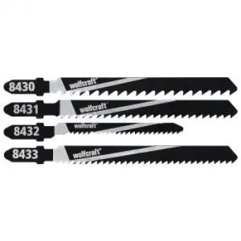 Wolfcraft 8430000 10 dalių siaurapjūklio geležčių rinkinys medienai, T formos kotas