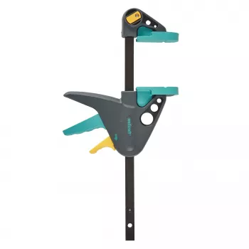 Wolfcraft EHZ PRO vienos rankos spaustukas 3456000, 150 mm suspaudimo plotis, 65 mm gerklės gylis, 120 kg suspaudimo jėga, išskleidimo funkcija