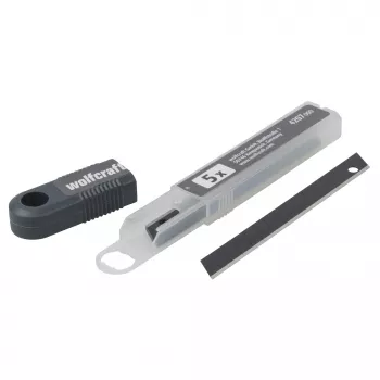 Wolfcraft Profi-Sharp 9 mm nulaužiami peiliukai, juodi, 5 vnt. 4207000