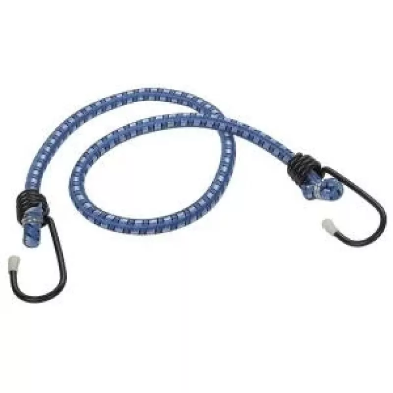 Wolfcraft 3293000 Expander elastingas virvelis 0,5 m x 6 mm, 2 kabliukai, juodas