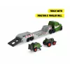 Dickie Toys Fendt Micro Farm Truck 1:64 mastelio modelis su priekaba - žalias 203735006