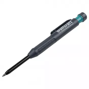 Wolfcraft 5215000 giliųjų angų žymeklis – ilgas smailus antgalis, juodas permanentinis, 1 mm linija, 1 vnt.