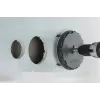 wolfcraft reguliuojamas kiaurymų pjovimo diskinis grąžtas 45-130 mm su HSS peiliukais ir centravimo grąžtu 5978000
