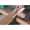 Wolfcraft 6960000 terasos gręžimo rinkinys | 6 dalių HSS nusklembimo ir piloto grąžtai medienai, WPC, BPC