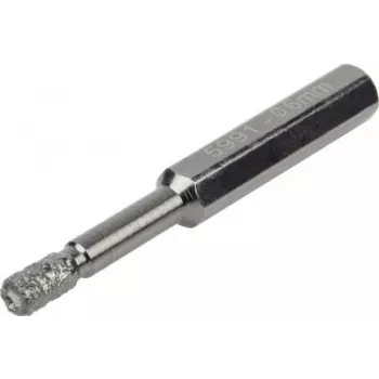 Wolfcraft 5991000 deimantinis grąžtas 6 mm šešiakampiu kotu plytelėms, keramikai, granitui, marmurui