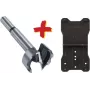 Wolfcraft 8728000 Forstner grąžtas 35 mm skersmens, 90 mm ilgio, cilindrinis kotas, 1 vnt.