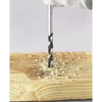 Wolfcraft 7612010 medienos sukimosi grąžtas 12 mm x 151 mm cilindriniu kotu