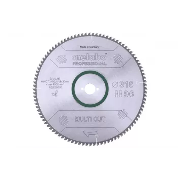 Metabo Multi Cut karbido diskinis pjūklas 315x30mm 96 dantų FZ/T 628226000