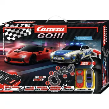 Carrera GO!!! High Speed Pursuit elektrinis lėlių automobilių lenktynių rinkinys