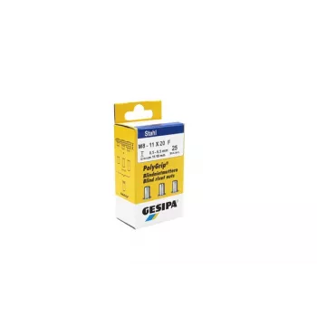 GESIPA PolyGrip® aklina kniedžių veržlė M8 plieninis kotas 11x20mm 25 vnt. 1464915