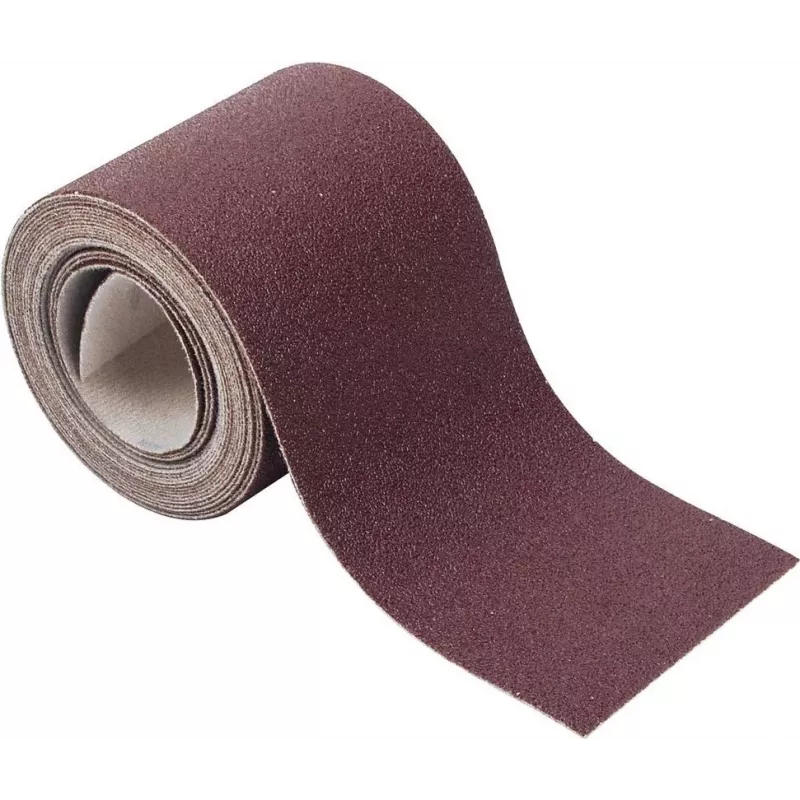 Wolfcraft 1739000 šlifavimo popieriaus ritinys su Velcro tvirtinimu, 60 grūdėtumo, 115 mm x 4 m