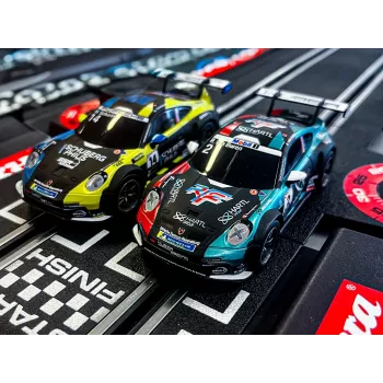 Carrera GO!!! Porsche 911 GT3 Cup (992) Huber Racing No.2 1:43 lėkštinis automobilis 20064244