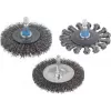 Wolfcraft 2103000 plieninis vielinis diskinis šepetys 100 mm M14 gofruotas