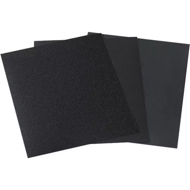 Wolfcraft 3119000 švitrinio popieriaus lapų rinkinys P280 P400 P600 P1000, 280 x 230 mm, 4 vnt.