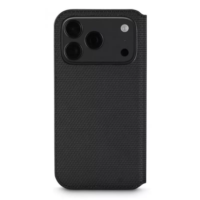 Black Rock Booklet Slim Folio dėklas Apple iPhone 17 Pro, juodas 00080398