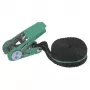 Wolfcraft 3418000 vienos dalies krovinio tvirtinimo diržas su reketu, 4 m x 25 mm, LC 90 daN