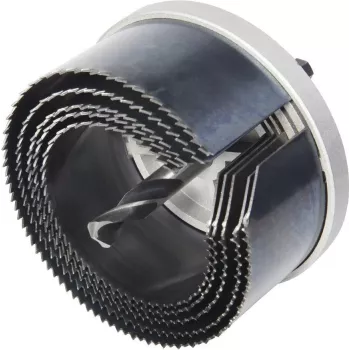 Wolfcraft 8918000 skylių pjūklų rinkinys, 5 dalių, 68/78/83/98 mm, medienai/gipso kartonui/plastikui, šešiabriaunis kotas